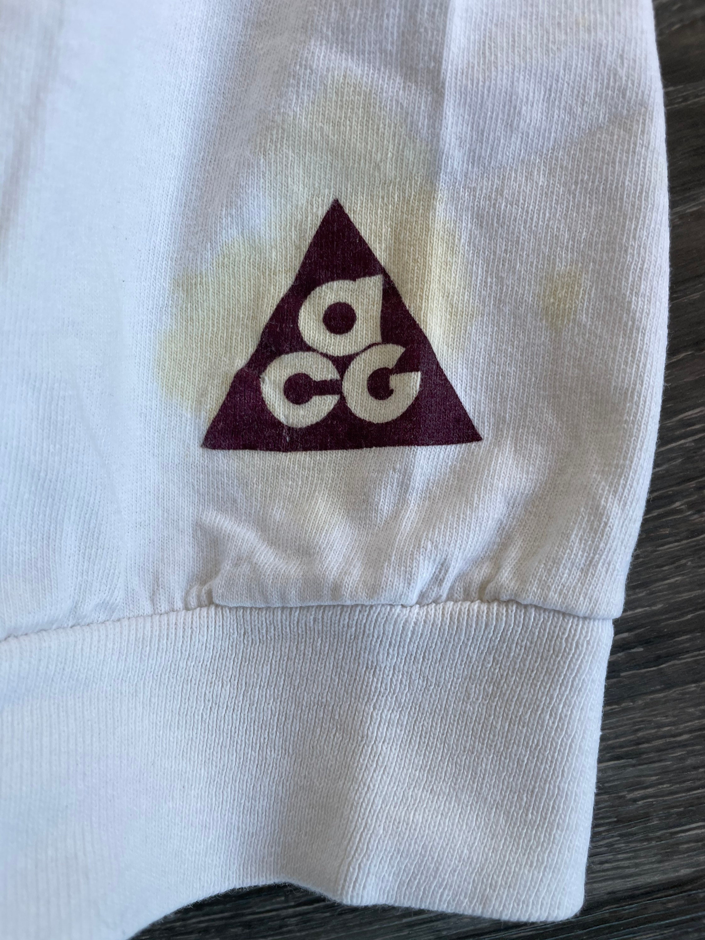 ナイキ　ACG 90年代　Tシャツ　グレー　Lサイズ Nike ACG シャツ 90年代 ヴィンテージ グレー タグ オール