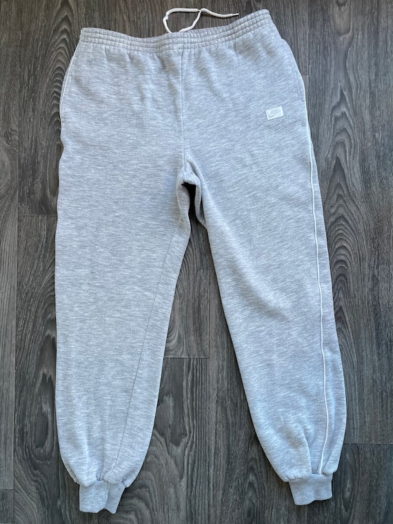 NIKE Sweatpants 90's Vintage Gray Tag Thick Pants… - image 1