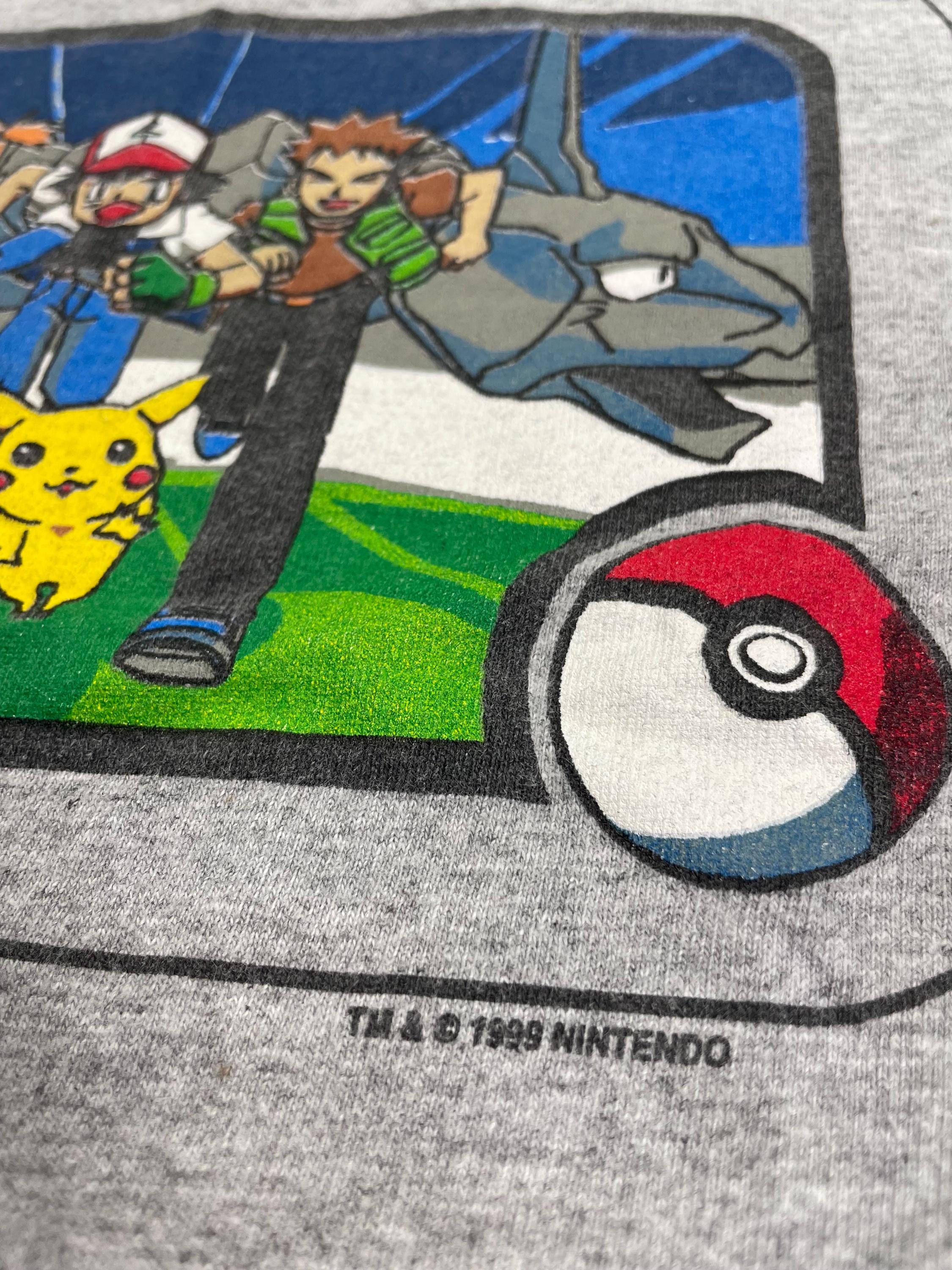 Pokemon Shirt Vintage 1999 Youth Size Medium Nintendo Gotta Catch