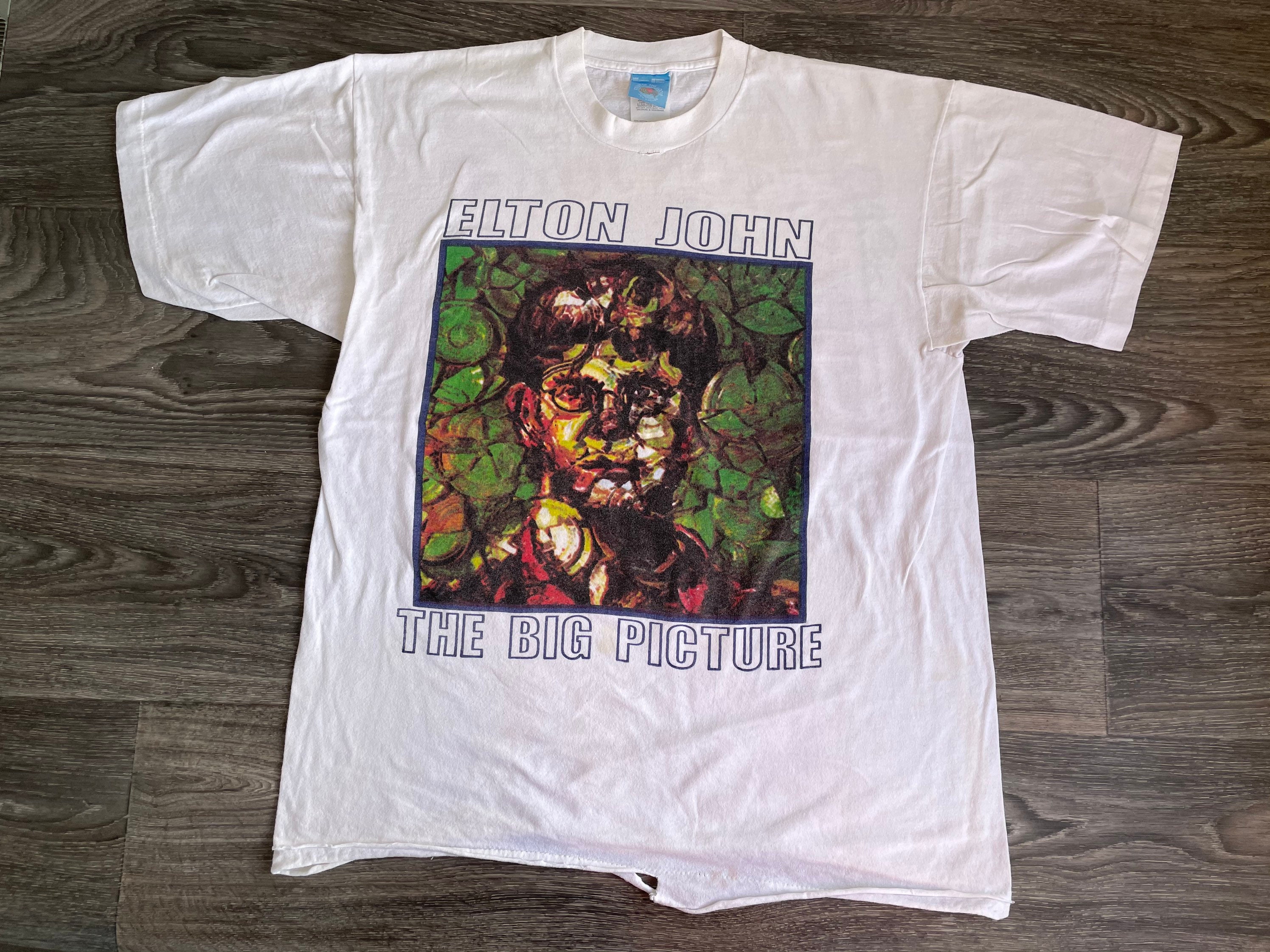 エルトンジョン Tシャツ Elton John バンドTシャツ エルトン・ジョン Psych Vintage