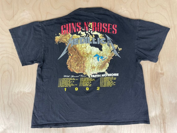 ガンズ・アンド・ローゼズ メタリカ Tシャツ 1992 90年代 ガンズ・アンド・ローゼズ メタリカ Tシャツ 1992 90年代