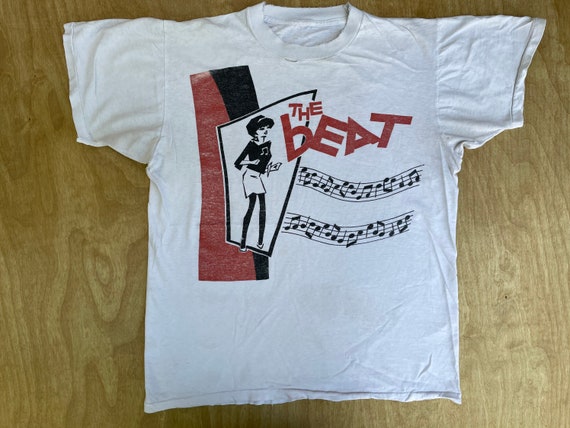 新品　The English Beat バンドTシャツ　Lサイズ ホワイト　スカ