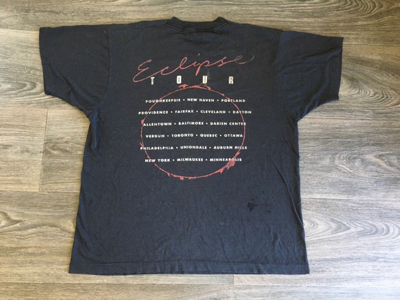 YNGWIE MALMSTEEN Tshirt 1990 Vintage Eclipse Tour… - image 4