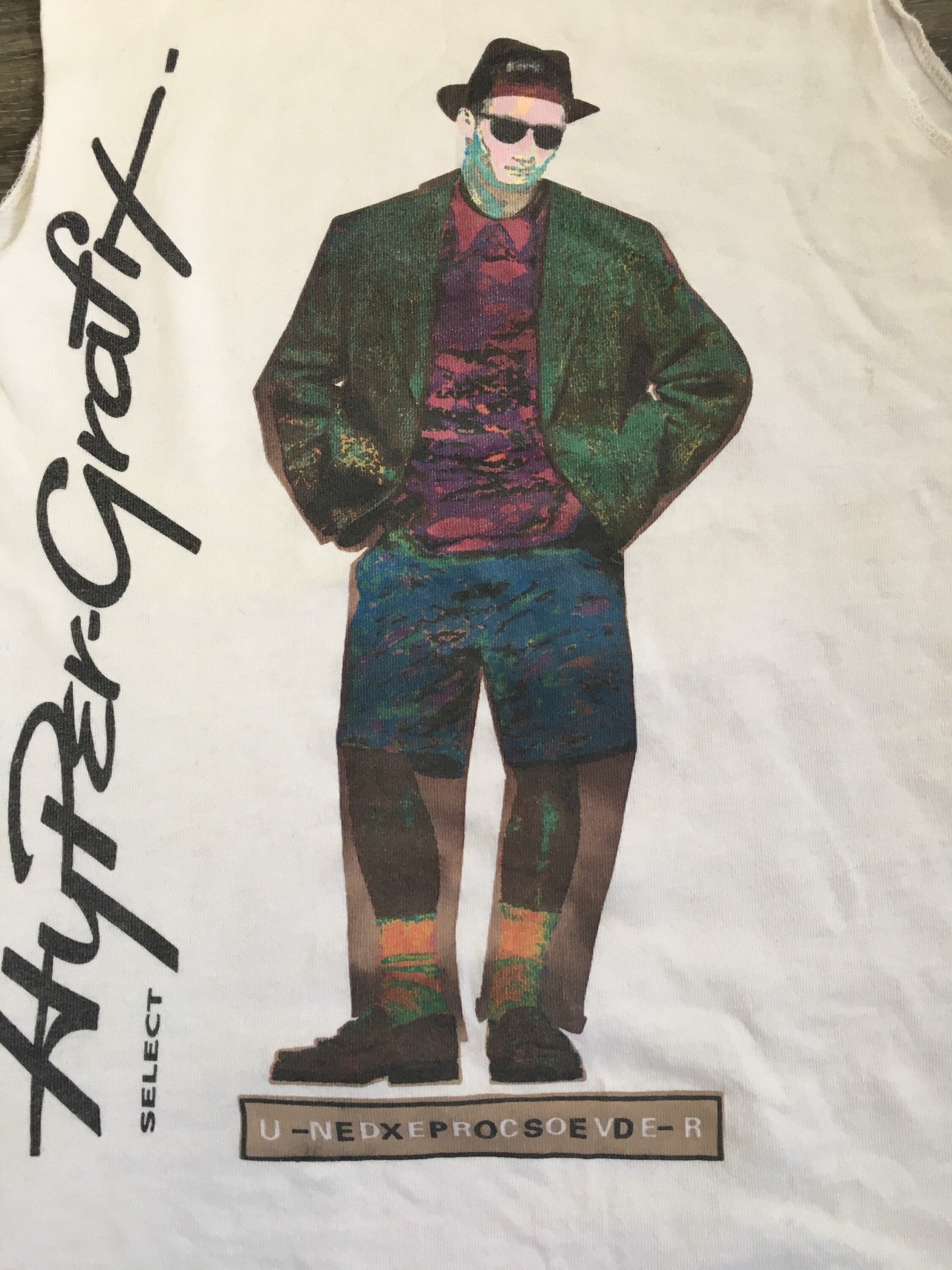 Hypercolor Tank Top Shirt Generra Hypergrafix 90s Vintage 