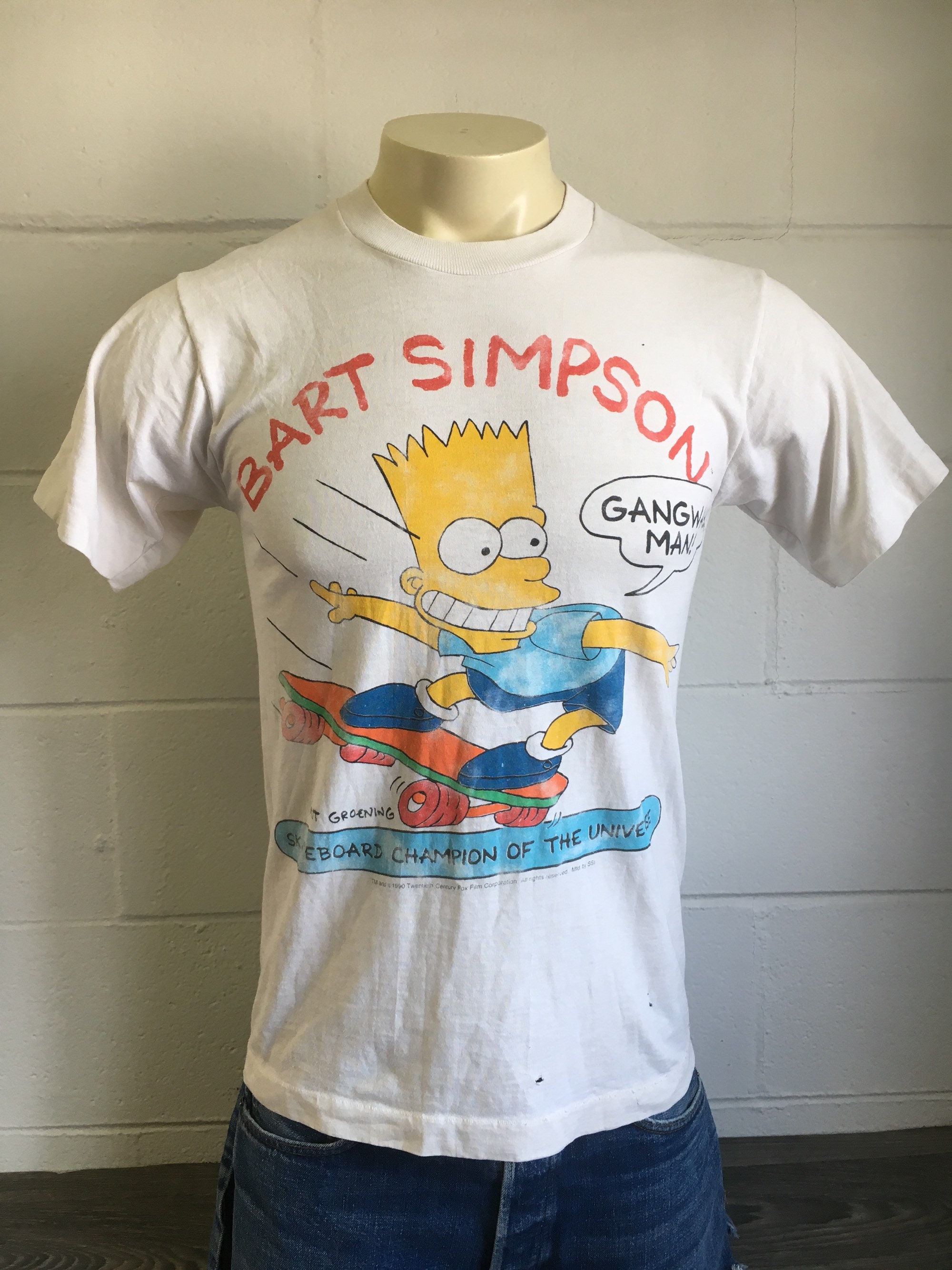 bart simpson shirts 90s