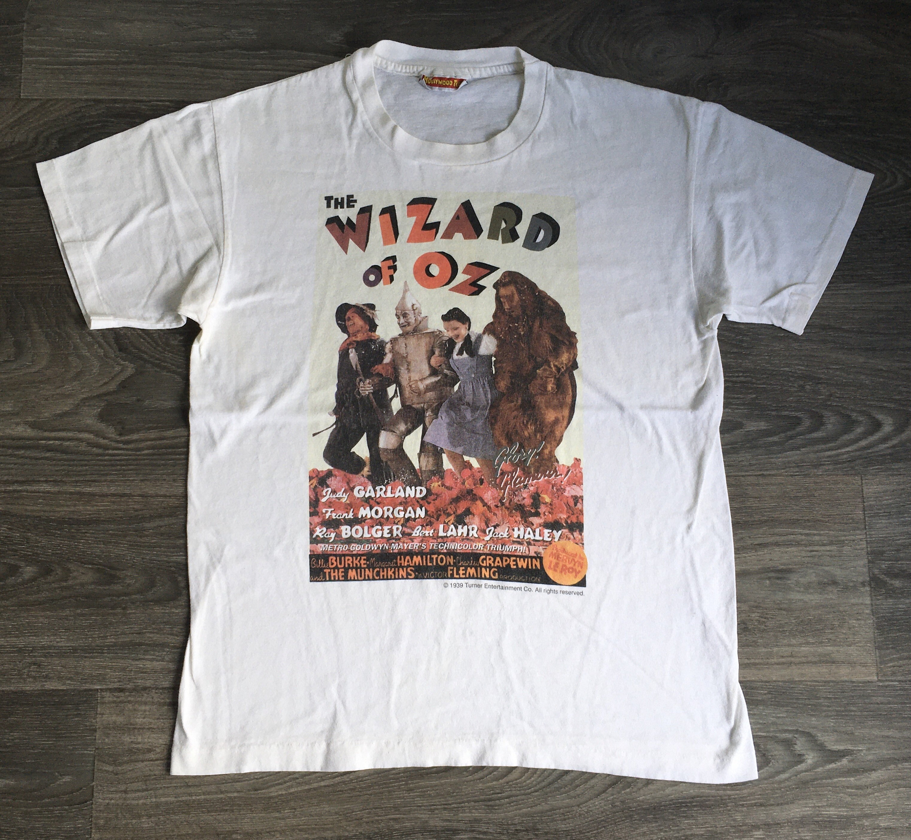 Wizard of Oz Shirt 90's Vtg Movie Poster Hollywood Tees Tshirt