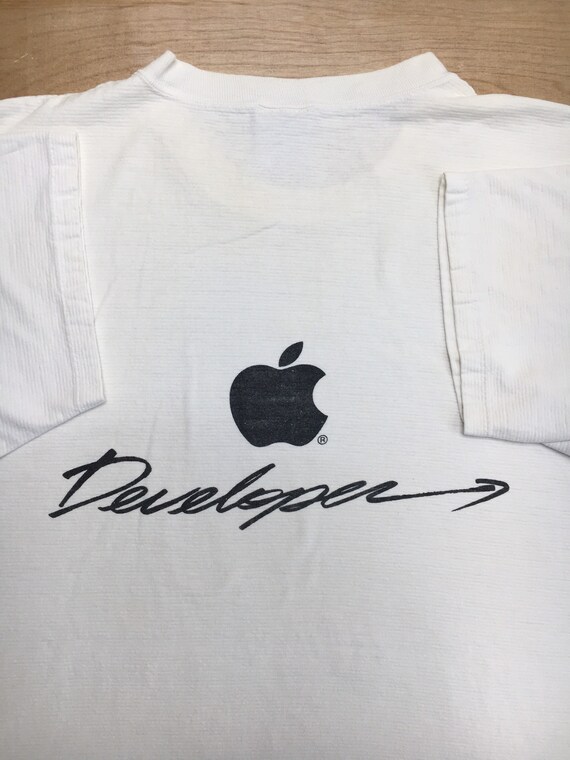 Apple Developers Tshirt Vintage Mac Macintosh 199… - image 3