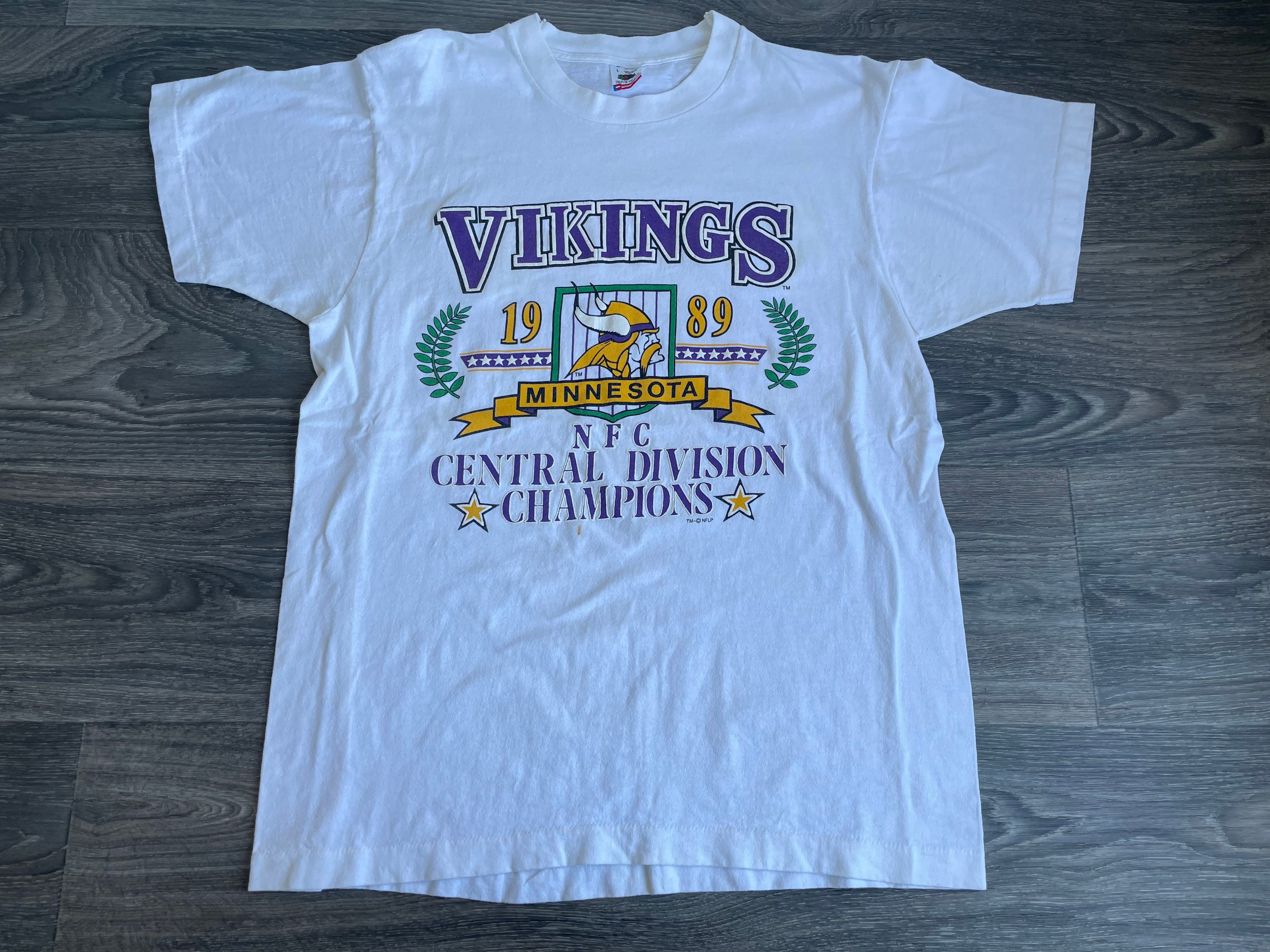 Buy Minnesota Vikings Shirt 1989 Vintage NFC Central Division Online in  India 