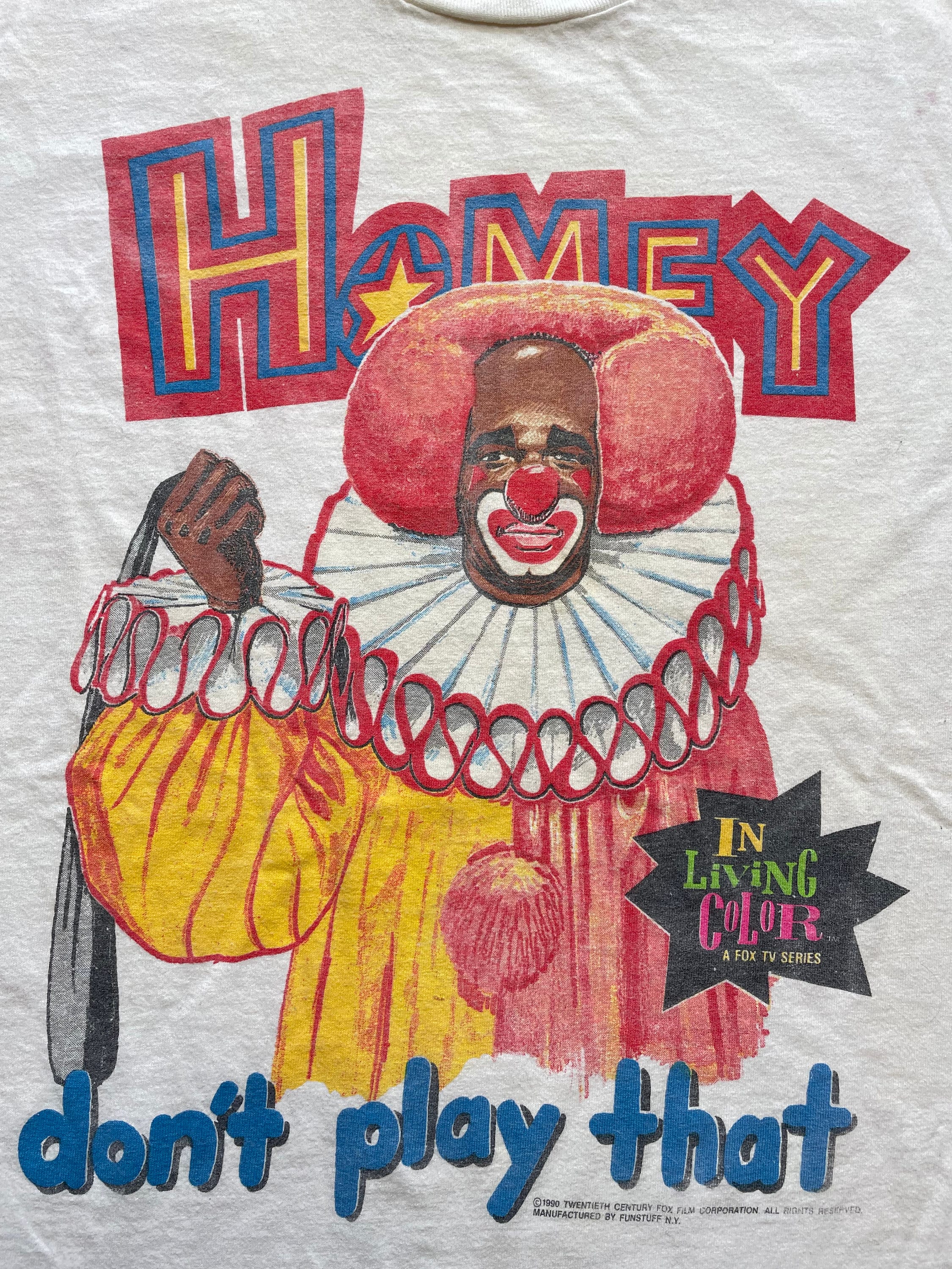 80s 90s HOMEY Don’t Play That Tシャツ ピエロ Amazon.com: Vintage Homey Don't Play That Homey The Clown T