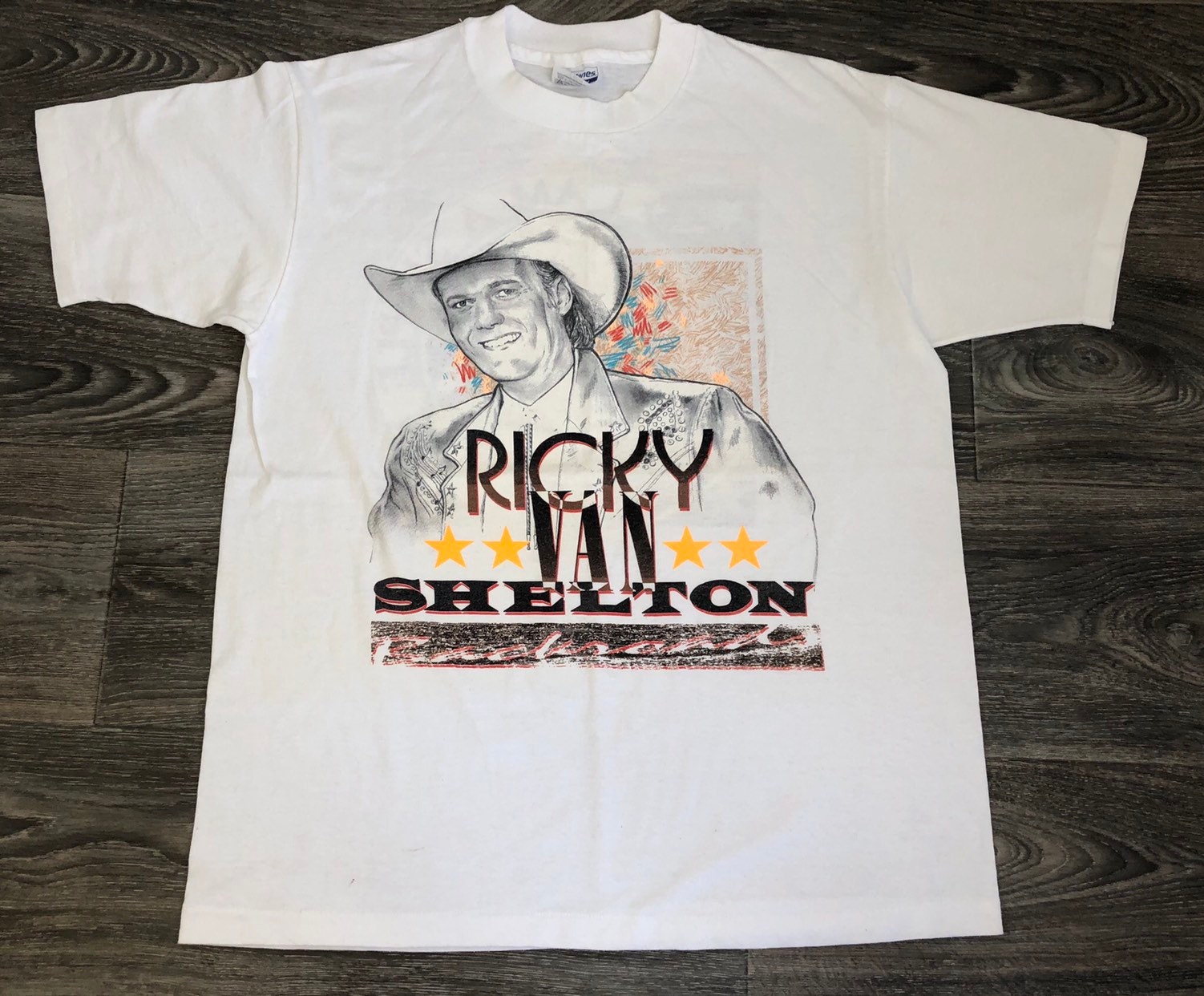 Ricky Van Shelton Shirt Vintage 1991 90s Country Shirt Single - Etsy