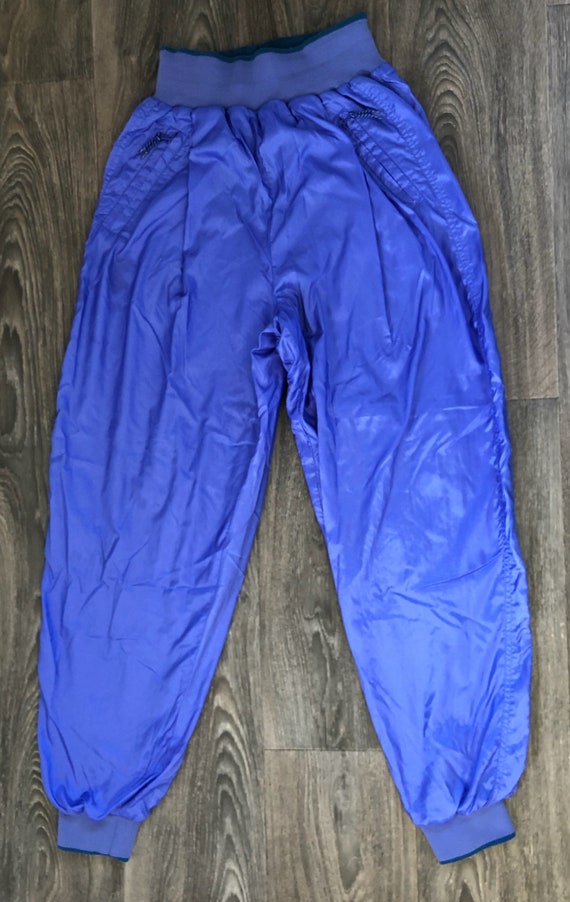 Nike Elite Pants Vtg 90s Sports Purple Stretch Wai