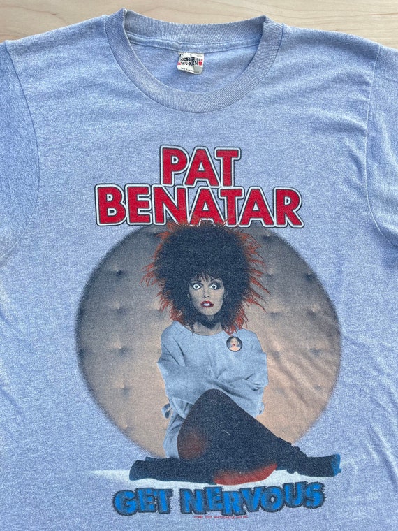 Pat Benator shirt vintage 1982 tour Straight Jacket S… - Gem