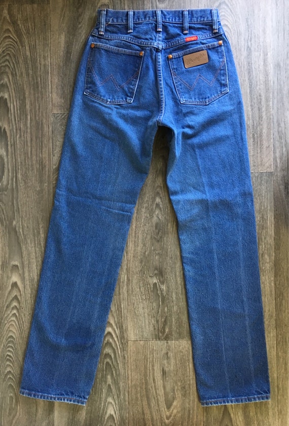 Wrangler High Waist DENIM 80s 90s Jeans Vintage B… - image 2