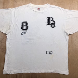 Bo Jackson Nike shirt White Sox 1991 rare grey tag vintage tshirt all over mega print #8 baseball MLB 90s single stitch tee Size XL