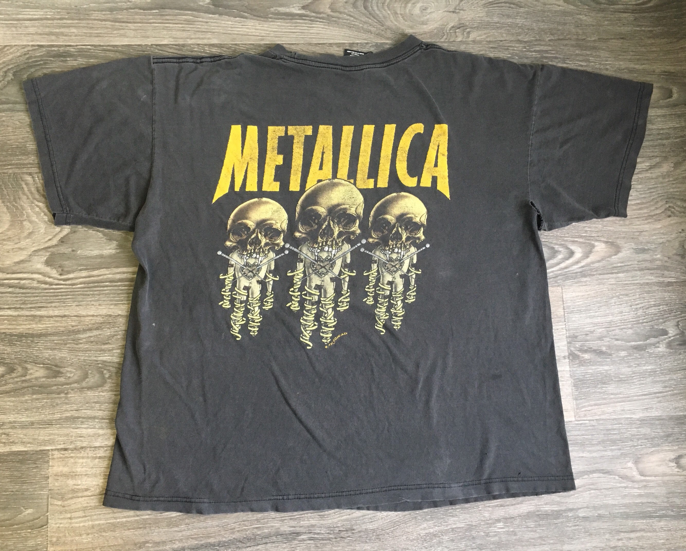 Vintage METALLICA Shirt 90s Tour FIXXXER RaRE Original | Etsy