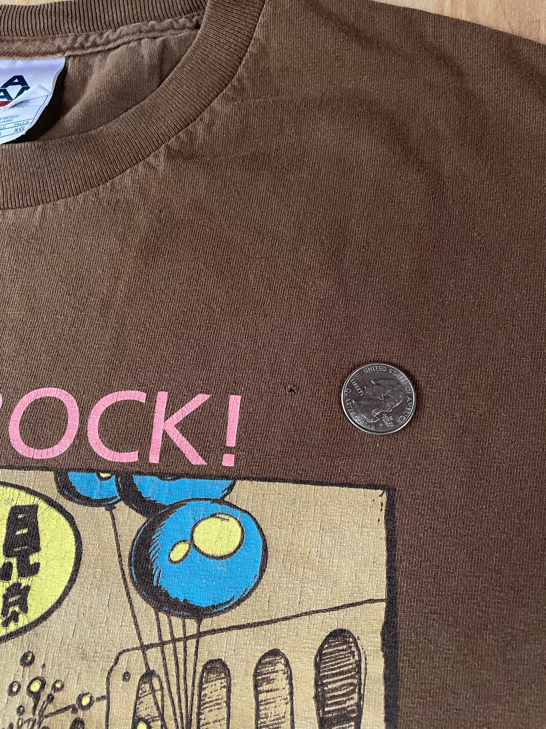 Flaming Lips Shirt 2003 Yoshimi Battles the Pink Robots Tour Tee