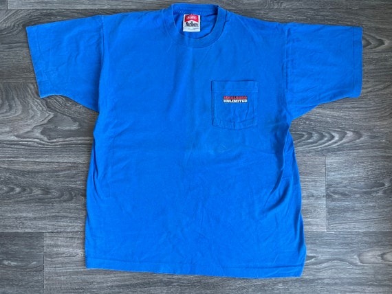MARLBORO Shirt 90's Vintage Unlimited Pocket Dock Tshirt - Etsy Canada