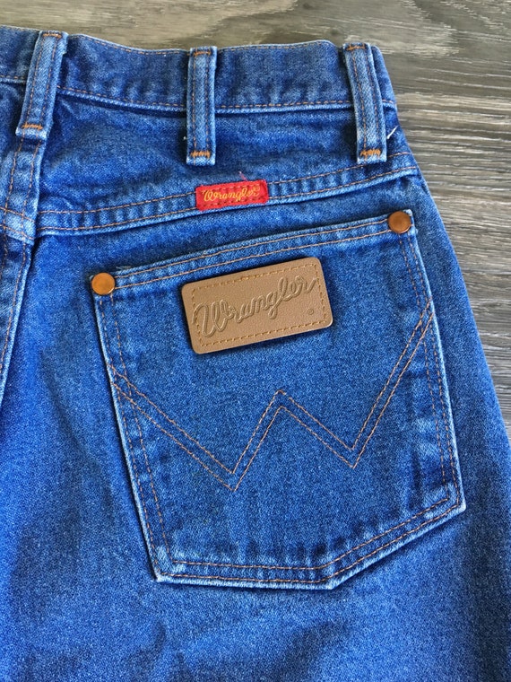 Wrangler High Waist DENIM 80s 90s Jeans Vintage B… - image 8