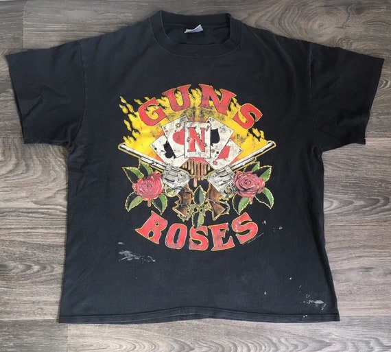 GUNS N ROSES 1991 Tour Shirt Vintage Use Your Illusion 2-sided