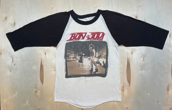 ボン ジョヴィ ランナウェイ ジャージー T シャツ 1984 ボン ジョヴィ ランナウェイ ジャージー T シャツ 1984
