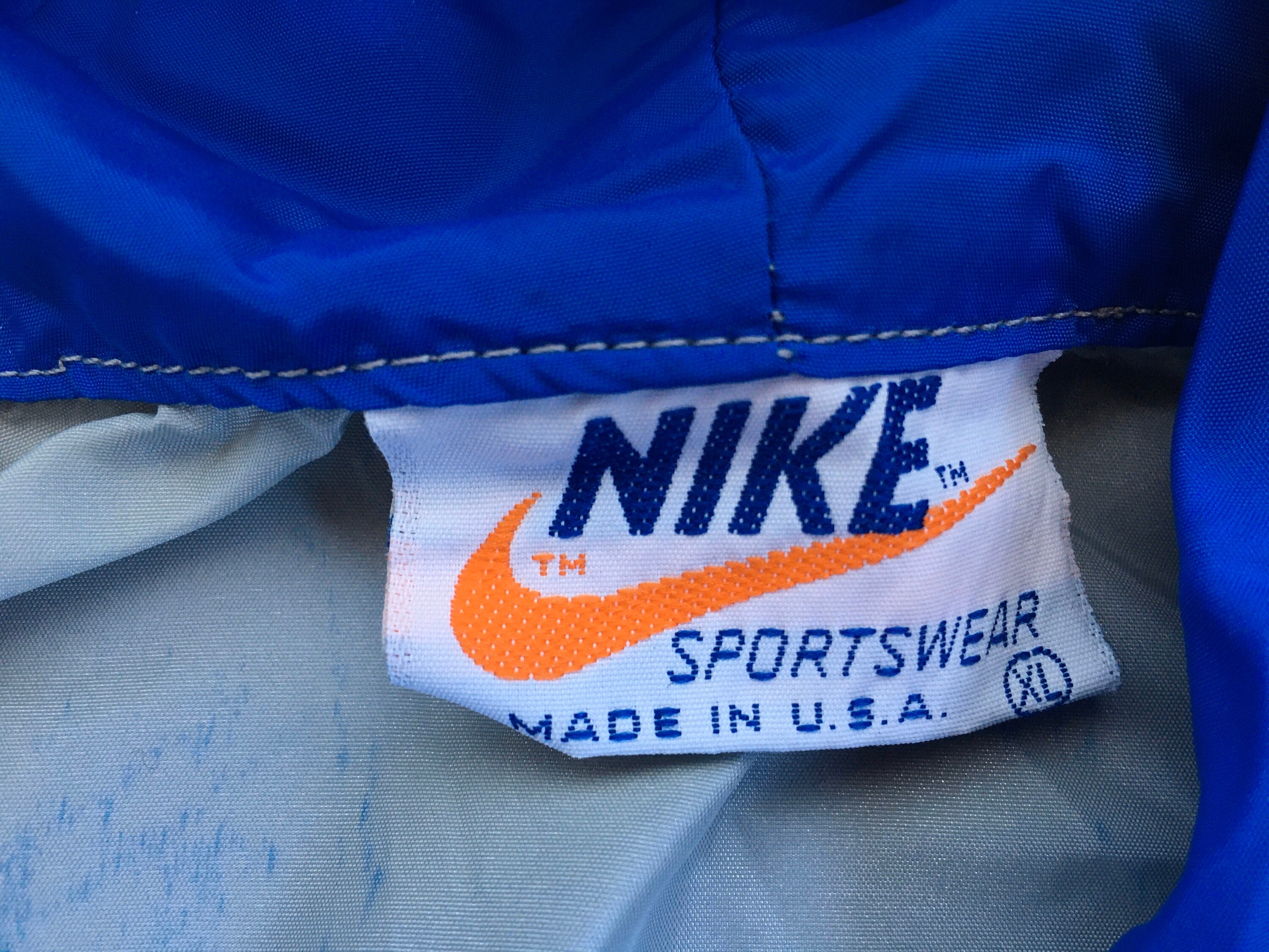 NIKE WINDBREAKER Jacket 70s/80's Vintage Original Full Zip NIKE WINDBREAKER Jacket 70s/80's Vintage Original Full Zip