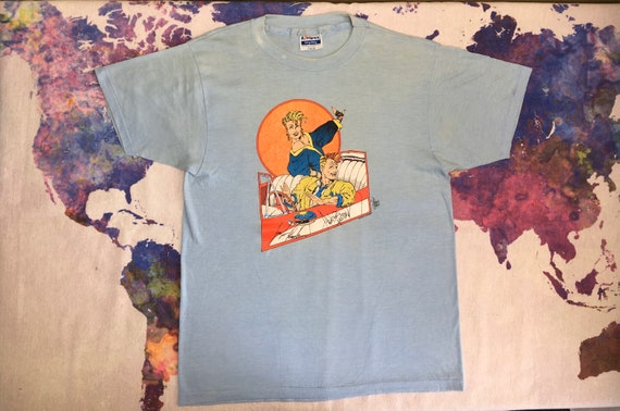 Pander Brothers Shirt Comic Artist Grendel Batman Cartoon Signed 