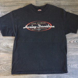 Camisa HARLEY 1998 Vintage HARLEY DAVIDSON Twin Cities Minnesota Blaine Algodão Macio e Grosso Motociclista EUA X-Grande