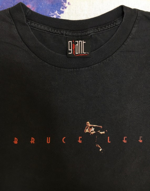 Bruce Lee Shirt Vintage 90's Giant Tag Tee Kung F… - image 4