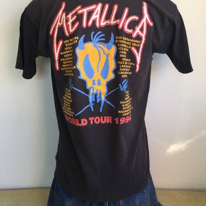 METALLICA 1994 Shirt World Tour 90s Tshirt Rock Roll Heavy - Etsy