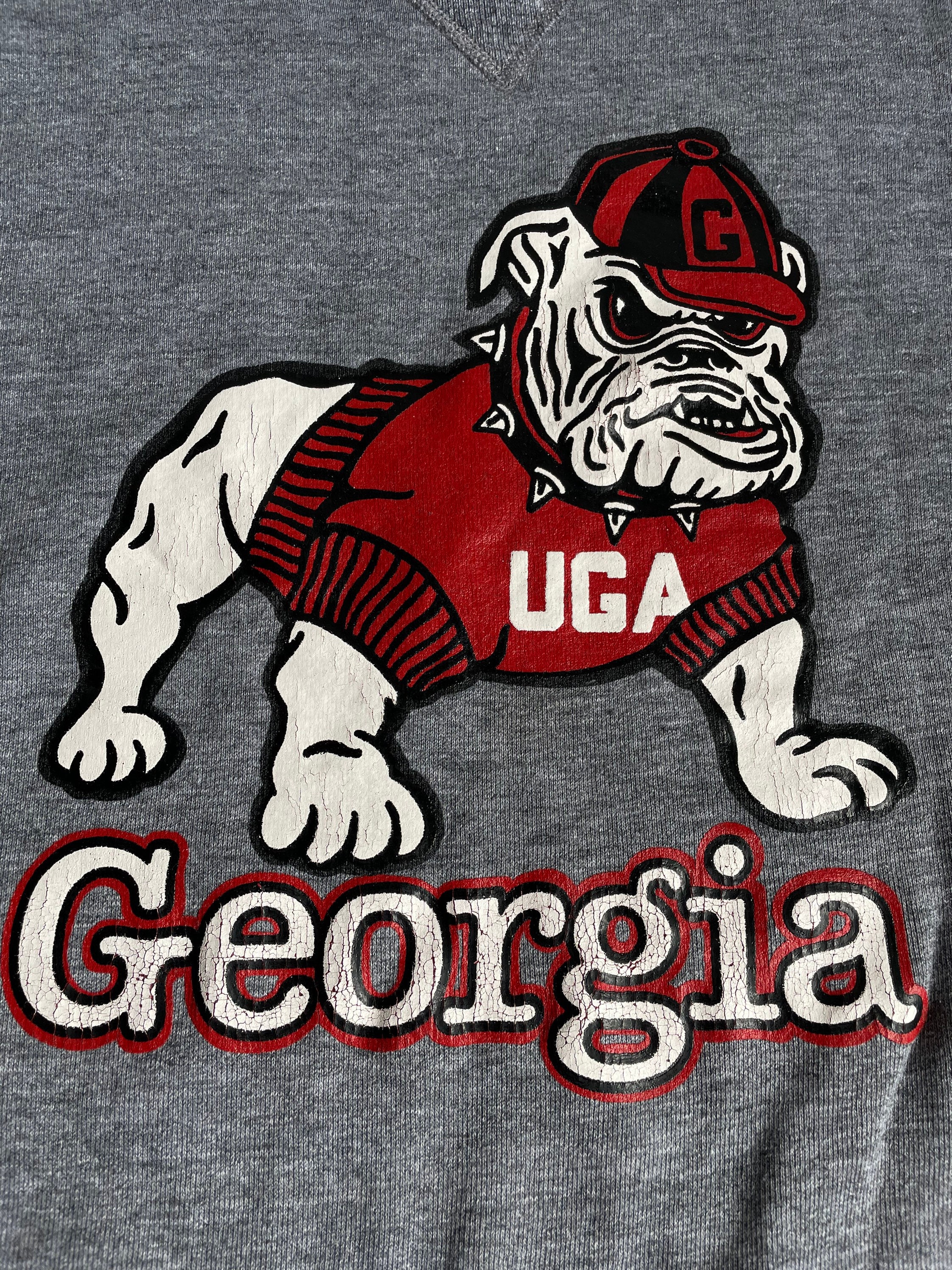 Vtg 1980s University of Georgia Bulldogs Sweatshirt 80s
