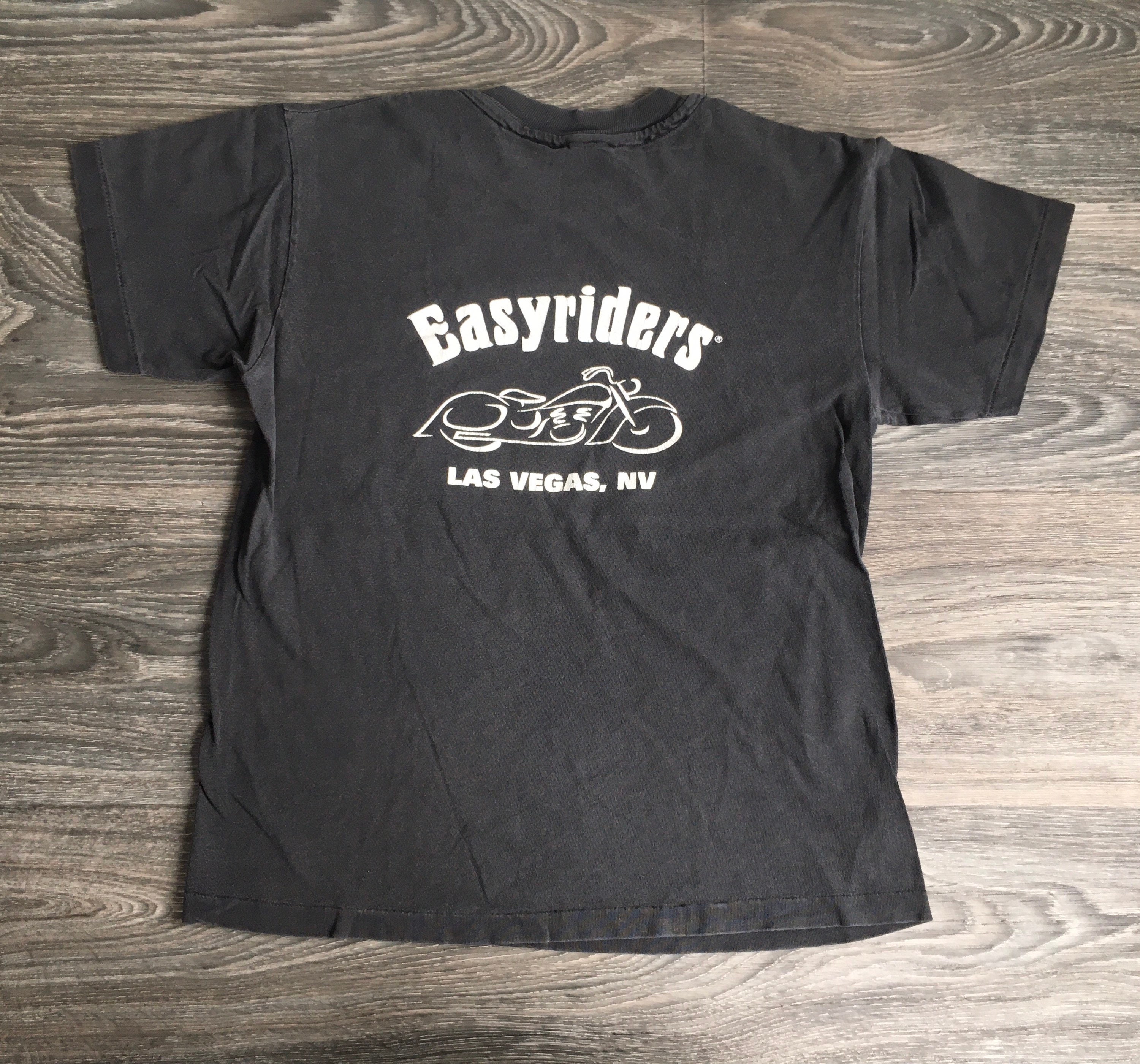 EASYRIDERS Shirt 1994 Ghostrider Las Vegas Motorcycle Biker Bike T