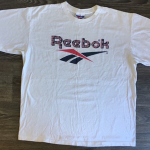 REEBOK Flag Shirt 90's Vintage USA 