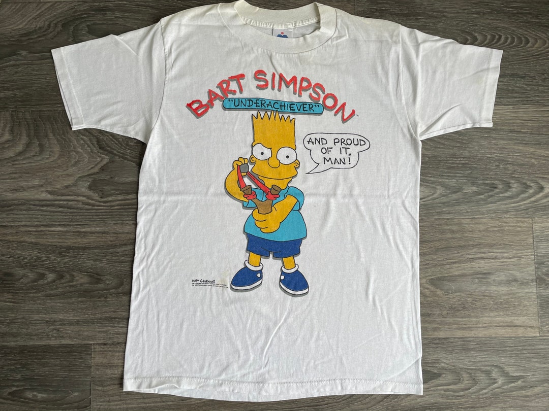 BART SIMPSON Shirt 1989 Vintage/ 80 