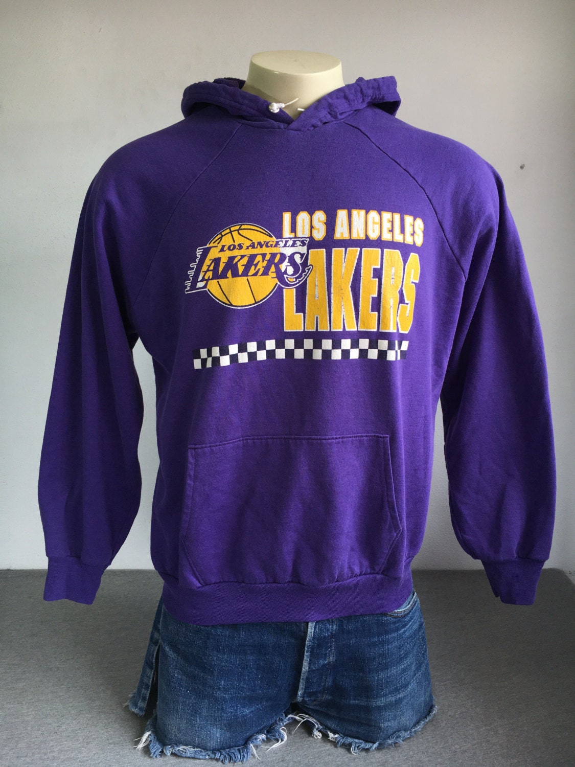 LA LAKERS Sweatshirt 80's Vintage/ Los Angeles Basketball ...