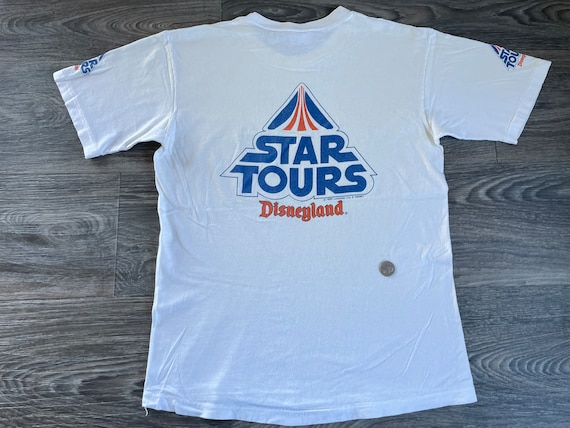 Star Tours Shirt Vintage 1986 Star Wars Disneyland Lucasfilm Star Tours Shirt Vintage 1986 Star Wars Disneyland Lucasfilm