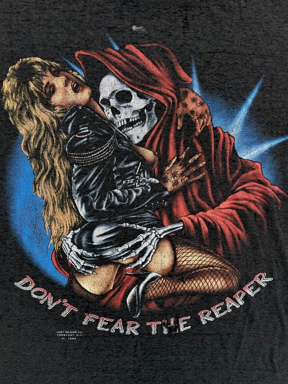 3D Emblem Shirt Just Brass Fort Worth “don't Fear the Reaper” Soft