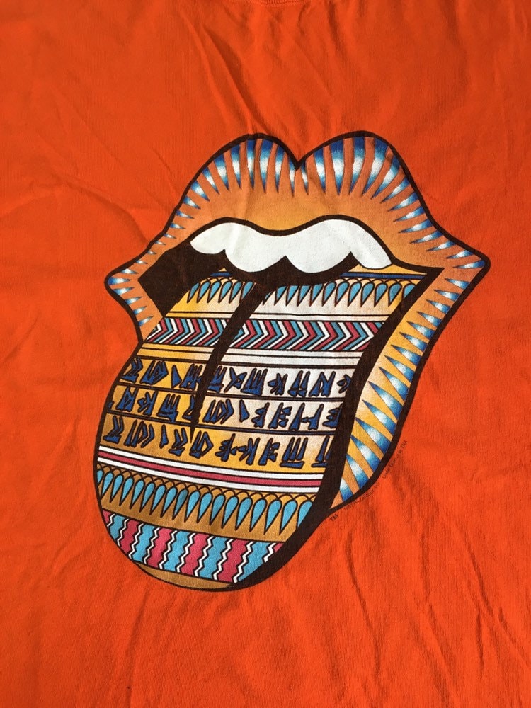 ROLLING STONES Shirt 1997 Vintage Bridges to Babylon World Tour