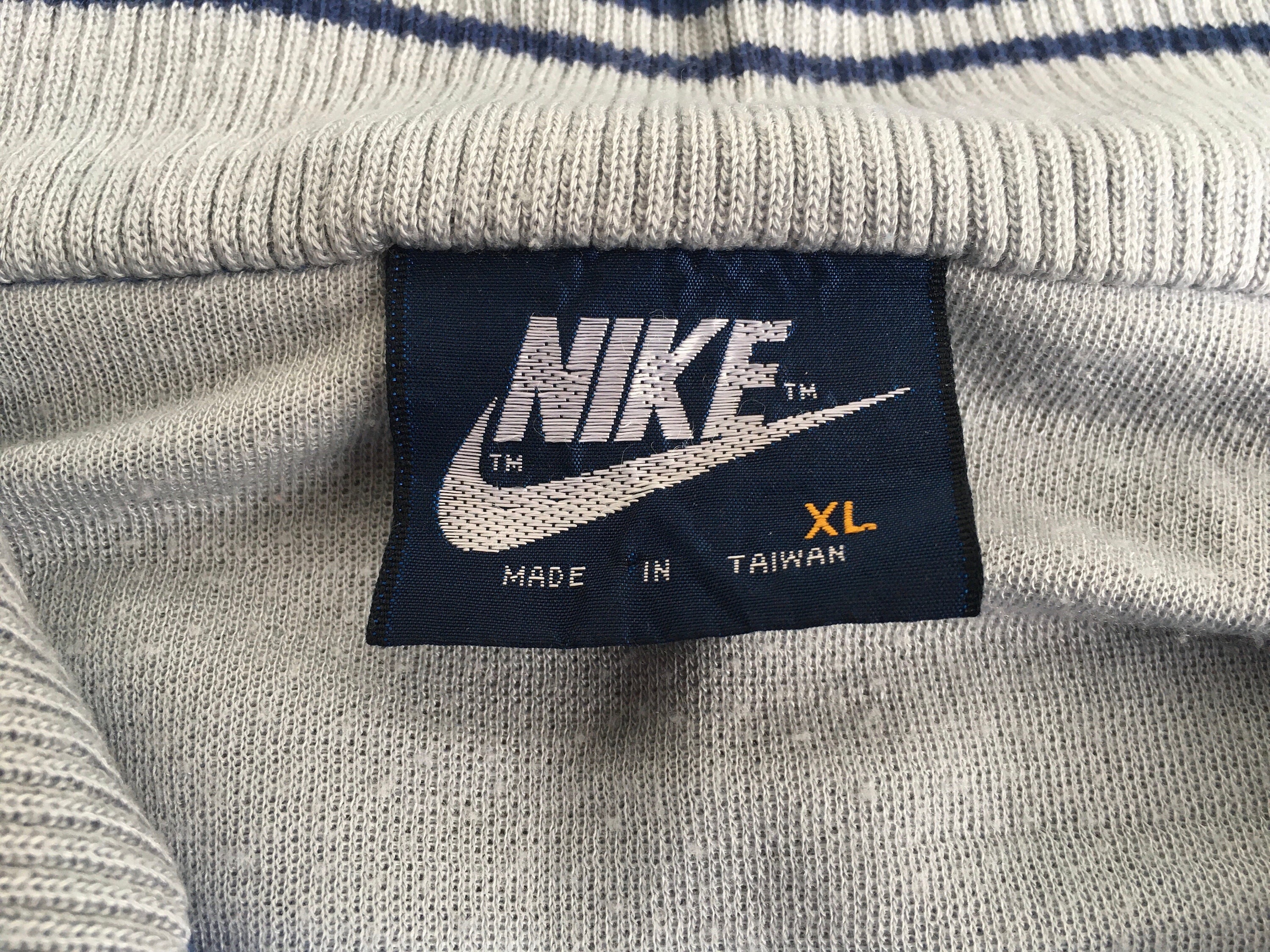 Nike Sweater Jacket 80's Vintage Blue Tag Label Track | Etsy