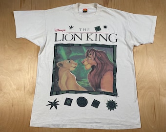 Vintage 90s the Lion King Disney All Over Print T-shirt, XL - Etsy