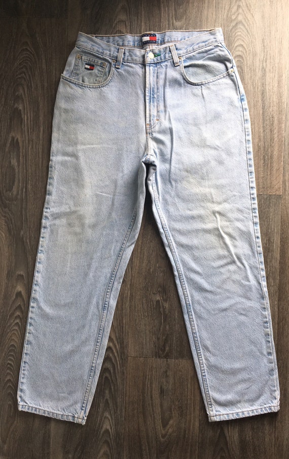 Tommy Vintage Jeans DENIM 90s Pants VTG - Etsy