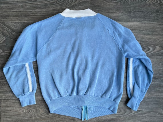 Nike Sweater Jacket 80's Vintage Blue Tag Label T… - image 4