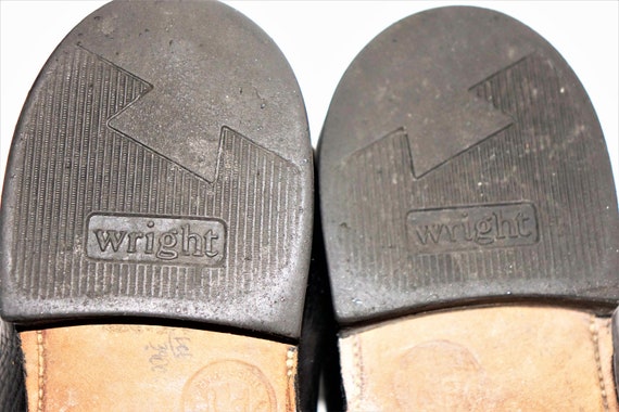 Vintage E T Wright Shoes Men's Size 9.5 E Black L… - image 8