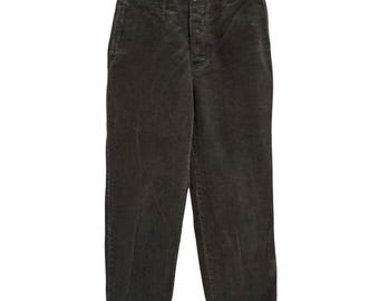 Y2K Abercrombie & Fitch Co. Brown Corduroy Straight-Leg Pants Women's Size 4