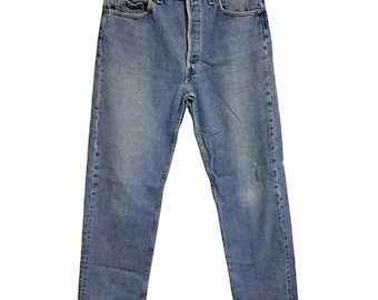 Vintage Levi's W36 X L34 501 Original Riveted Blue Jeans Men's