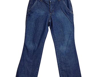 90s Rampage Cropped Jeans Womens Size 1 Blue Denim Cotton Casual Vintage Pants