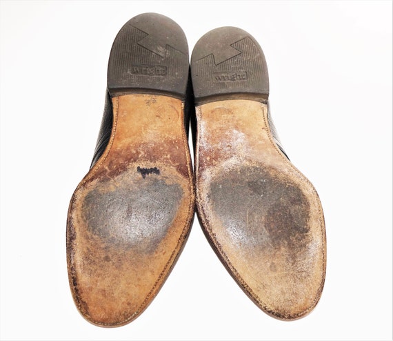 Vintage E T Wright Shoes Men's Size 9.5 E Black L… - image 9
