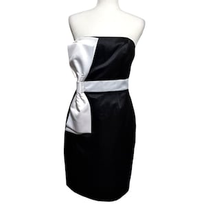 betsey johnson dress black and white Women's Betsey Cow Print Dress in Black | Size Medium