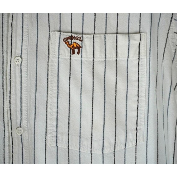 Vintage Camel Cigarettes Shirt Short Sleeve Butto… - image 2