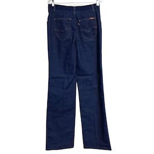 1977 Womens Levis Jeans Galloping Horses Maroon Tab Elastic Waist Size 16