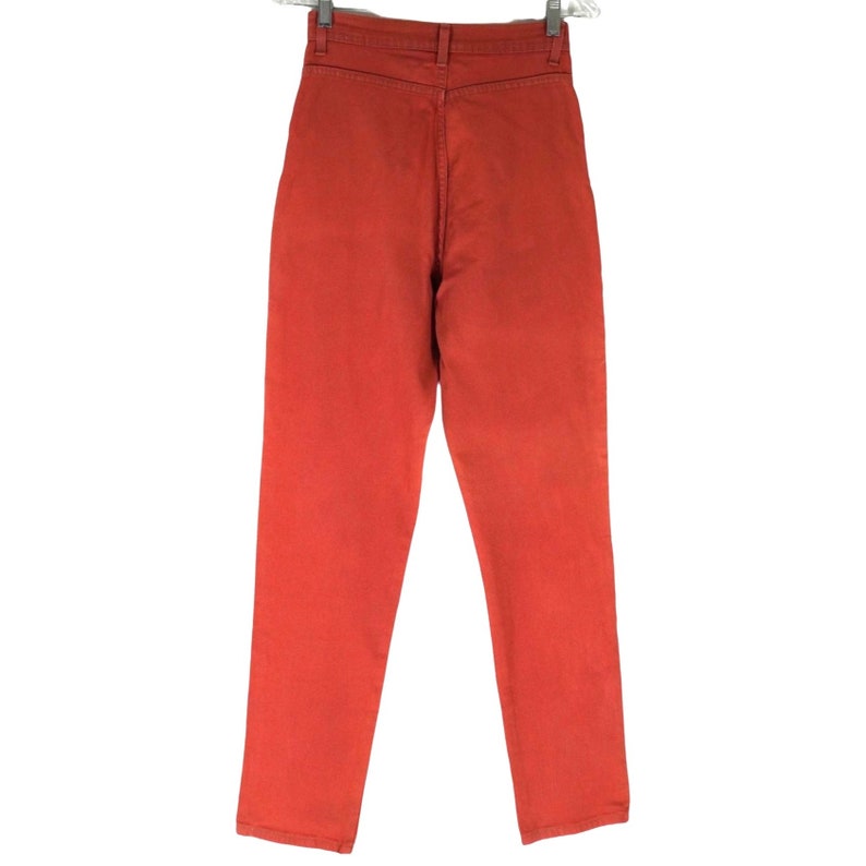 Vintage French Dressing Jeans High Waisted Bare Back Yoke Tapered Legs